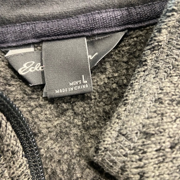 Eddie Bauer Men’s Sweater Size Large Gray - Picture 4 of 5